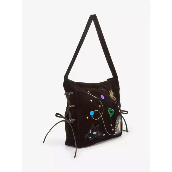Her Universe Coraline Icon Embroidered Hobo Tote Bag NEW - Picture 6 of 8
